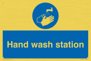 Hand wash station